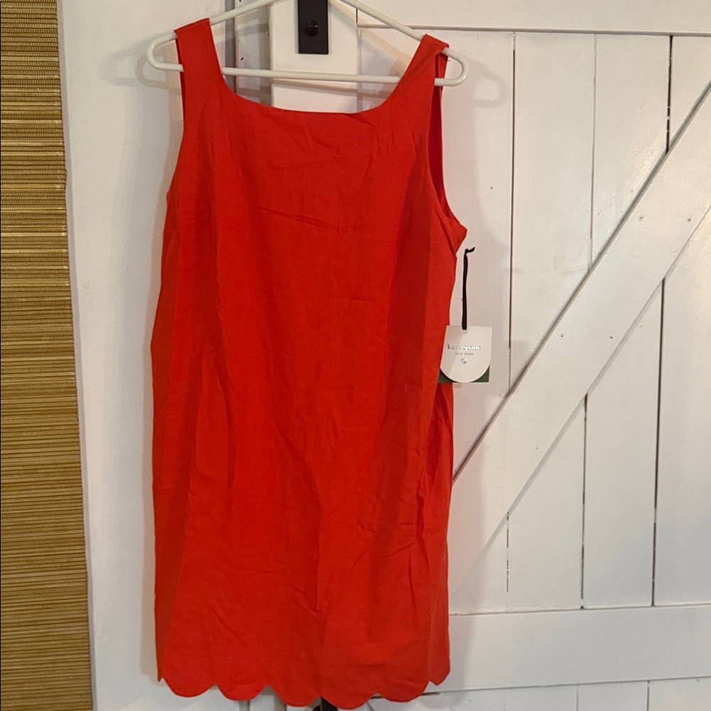 Kate Spade Vibrant Red Sleeveless Mini Dress